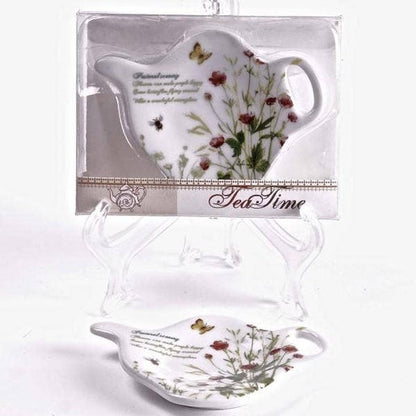 Porcelain Tea Bag Holders - Set of 2